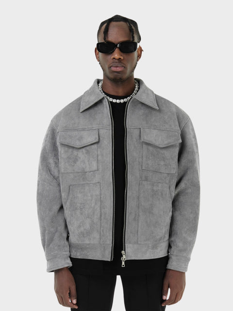 Urban Suede Utility Jacket