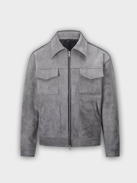 Urban Suede Utility Jacket