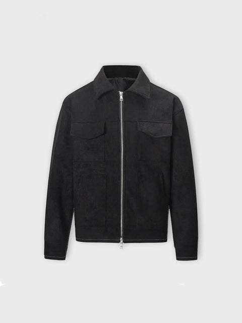 Urban Suede Utility Jacket