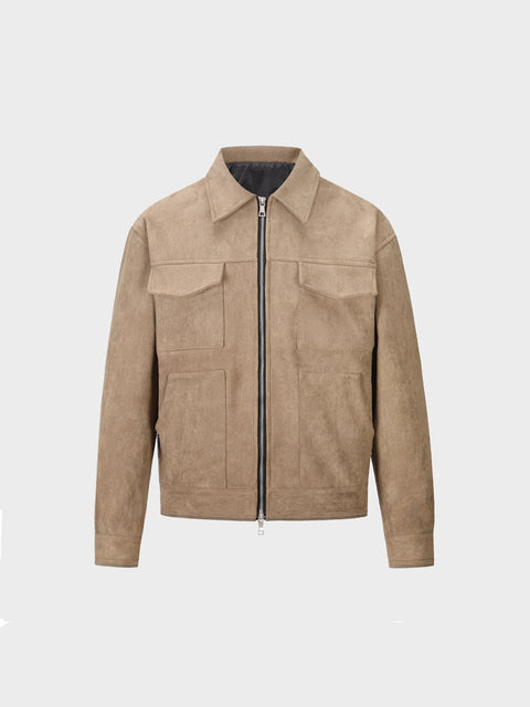 Urban Suede Utility Jacket